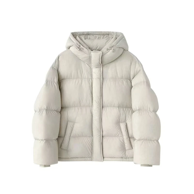 95绒软云朵羽绒服女2024连帽新国标泡芙防风时尚外套加厚保暖爆款