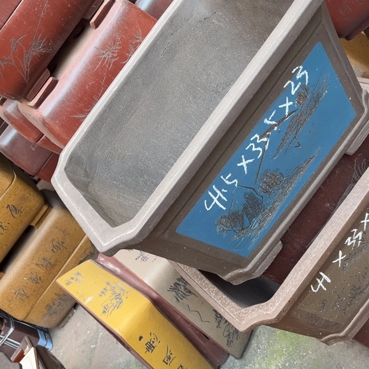 紫砂花盆紫砂花盆