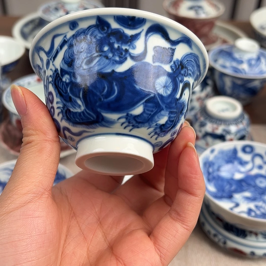 瓷杯子手工手绘微瑕