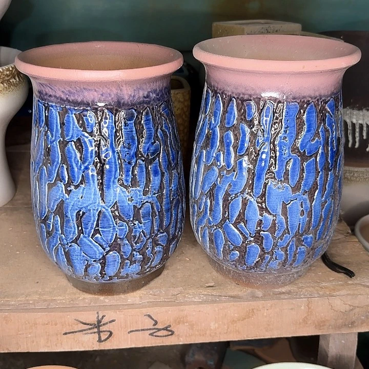 紫砂花盆微瑕花盆处理来啦