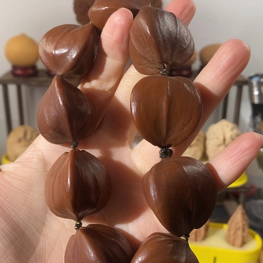 吊坠文玩核桃橄榄核手持9颗31