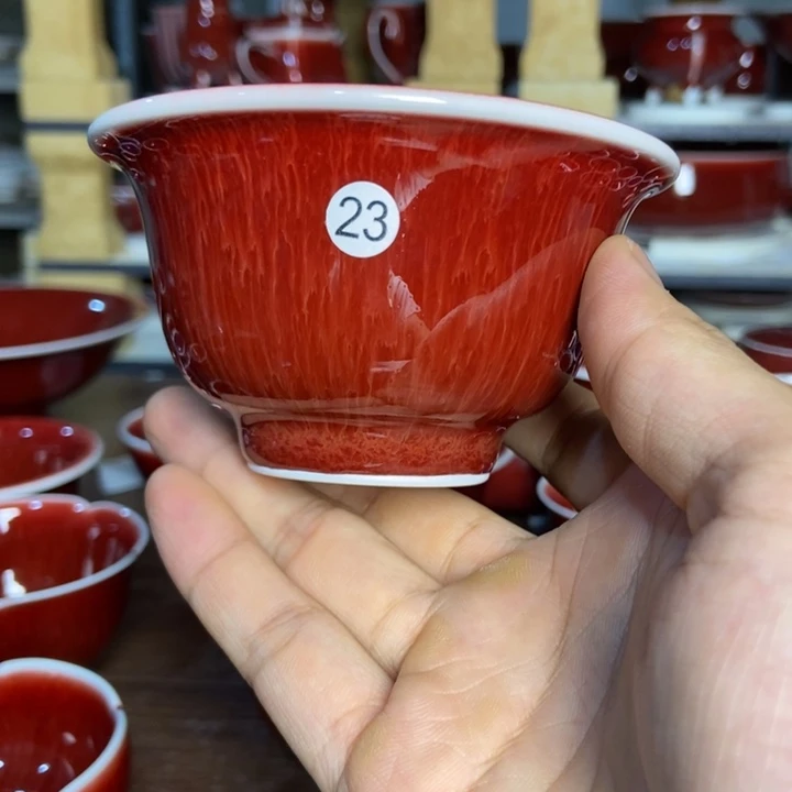 景德镇名陶雅玩原矿郎红