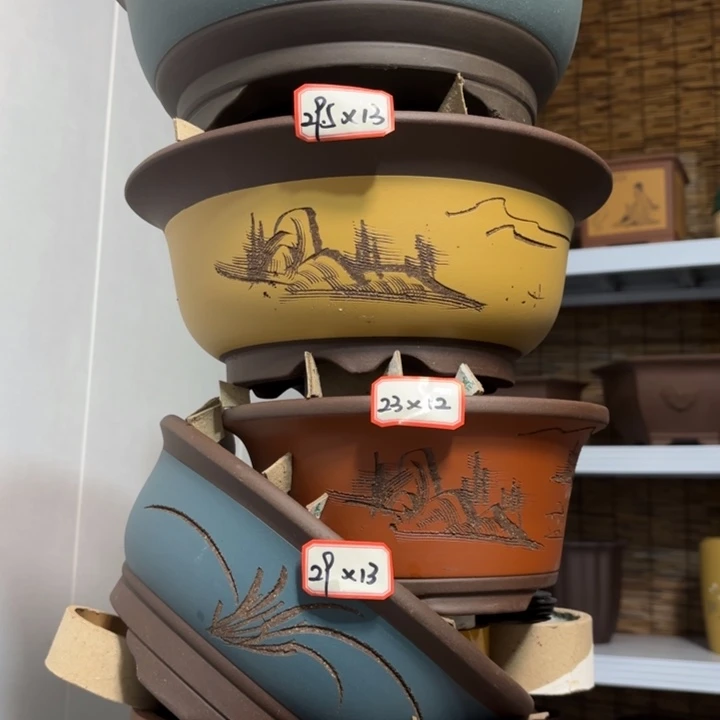 紫砂花盆            100-5