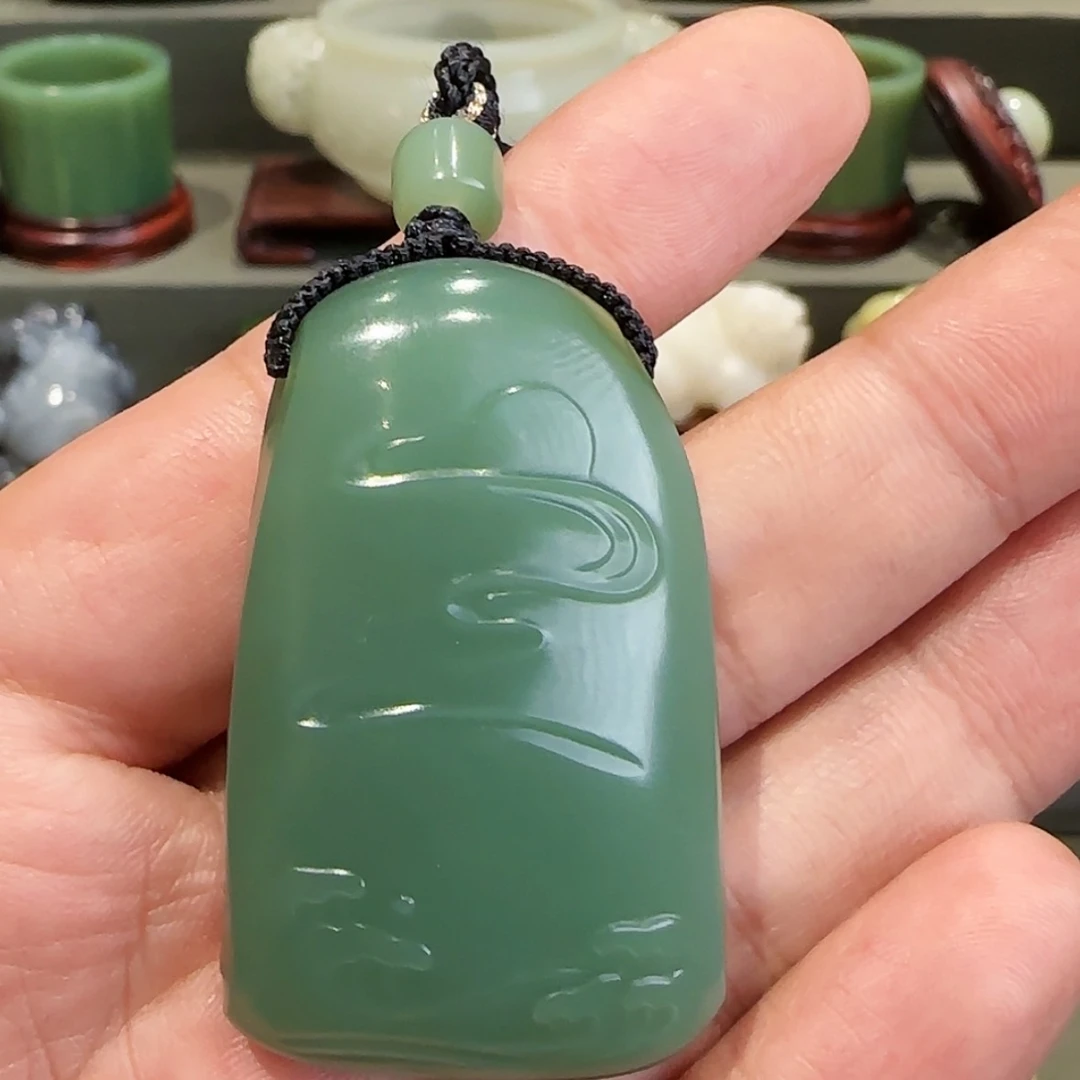 【闪购商品】未镶嵌和田玉挂件瑞***9