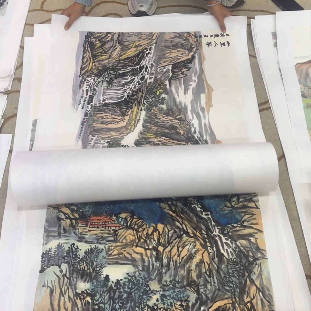 露***光国画王因东李欣打包价