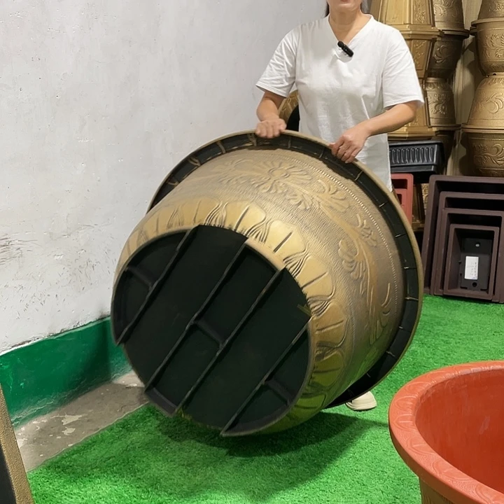 圆盆古铜一米一个