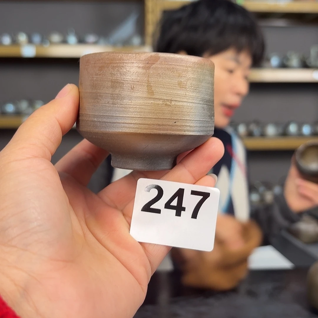 坭兴陶柴烧全手工原矿泥料杯