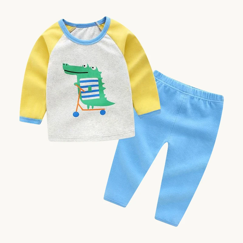 宝宝秋衣套装儿童内衣秋裤男童春秋季长袖家居服睡衣男孩秋季衣服