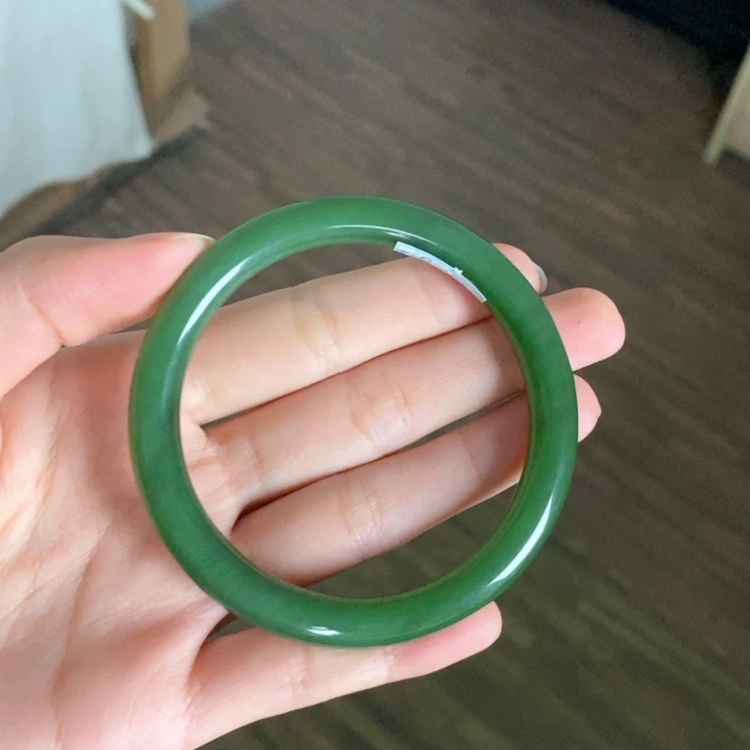 【闪购商品】未镶嵌手镯和田玉（碧玉）