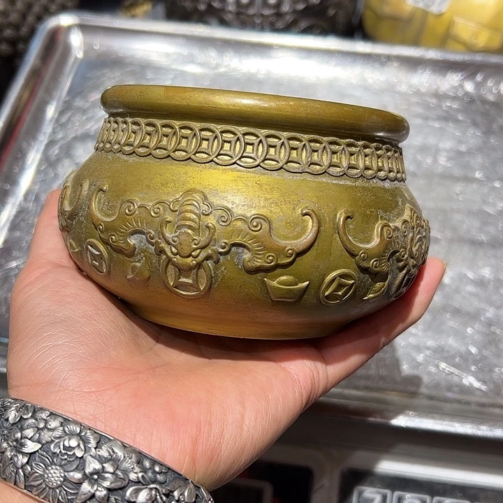 微瑕疵黄铜摆件工艺品