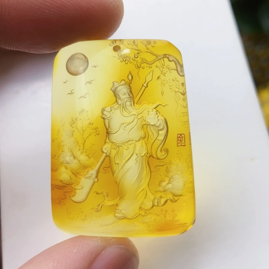 【闪购商品】金珀吊坠(不含链)未镶嵌