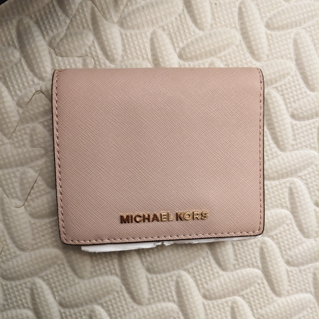 99新 MICHAEL KORS/迈克高仕 藕粉色钱包