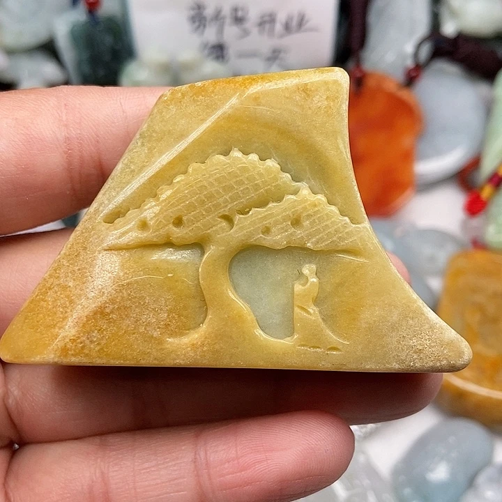 未镶嵌挂件翡翠翡翠