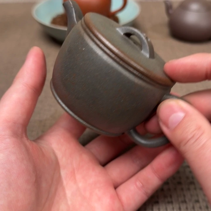 茶壶紫砂小品柴烧120cc