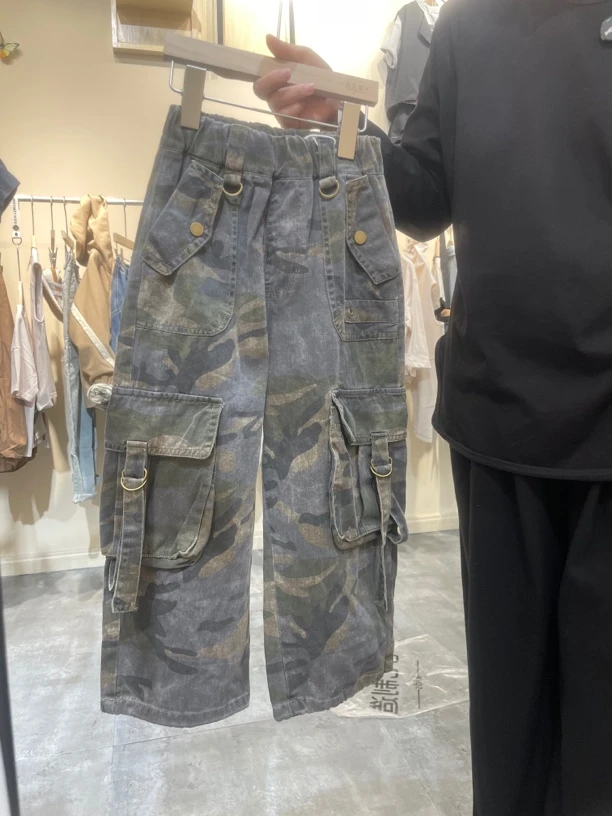 迷彩裤子中童25023