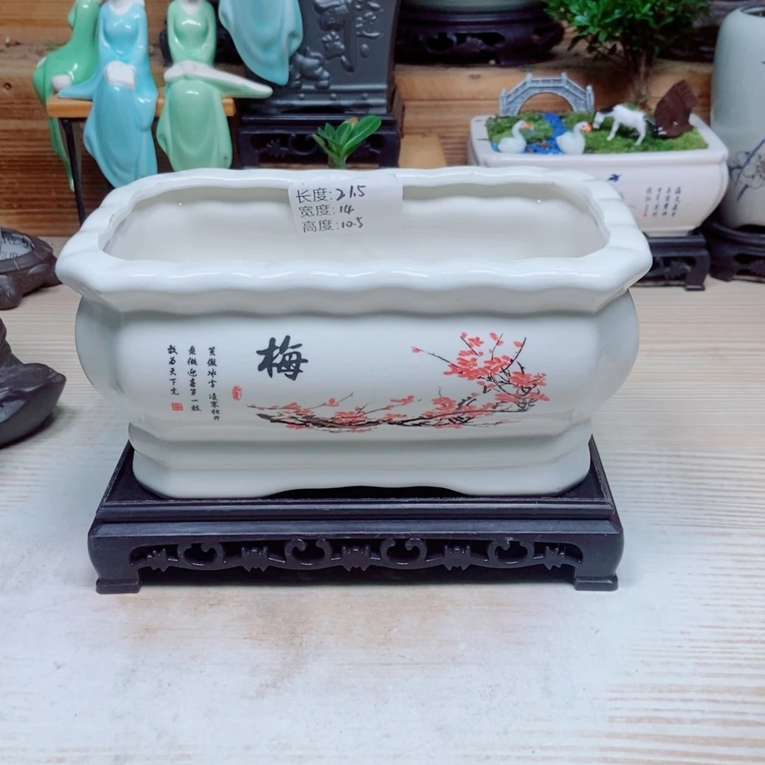 瓷片陶瓷花盆陶瓷艺术