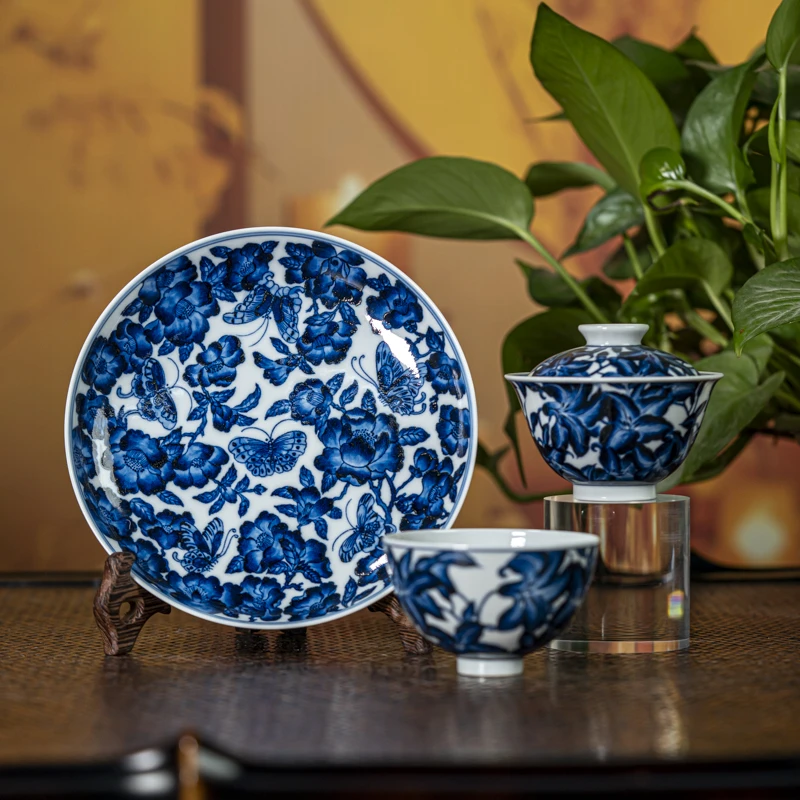 【墨舍名窑】明宣慕古百合茶具套组（mxmg10+mxmg31+mxmg32）