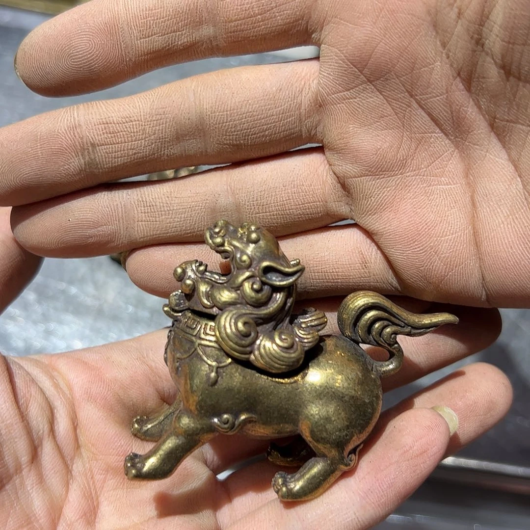 一**前瑕疵黄铜摆件工艺品