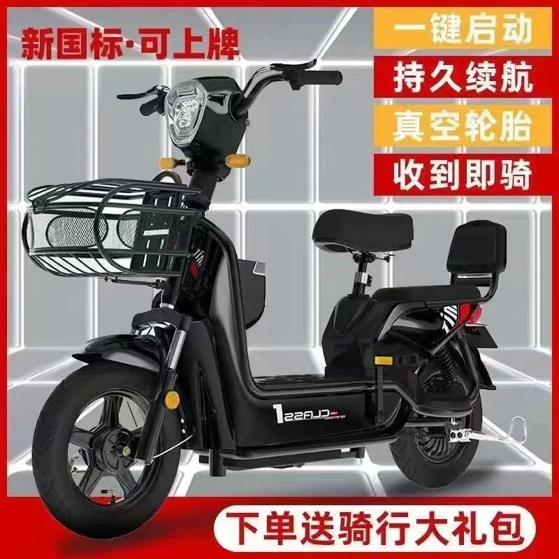 新国标电动自行车锂电池成人家庭校园代步车
