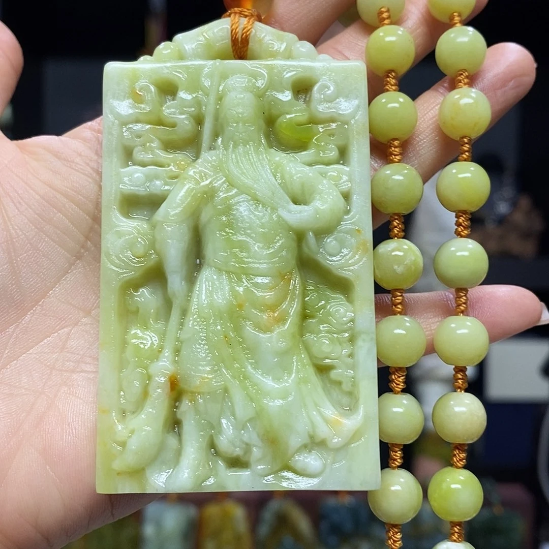 未镶嵌岫玉挂件吊坠