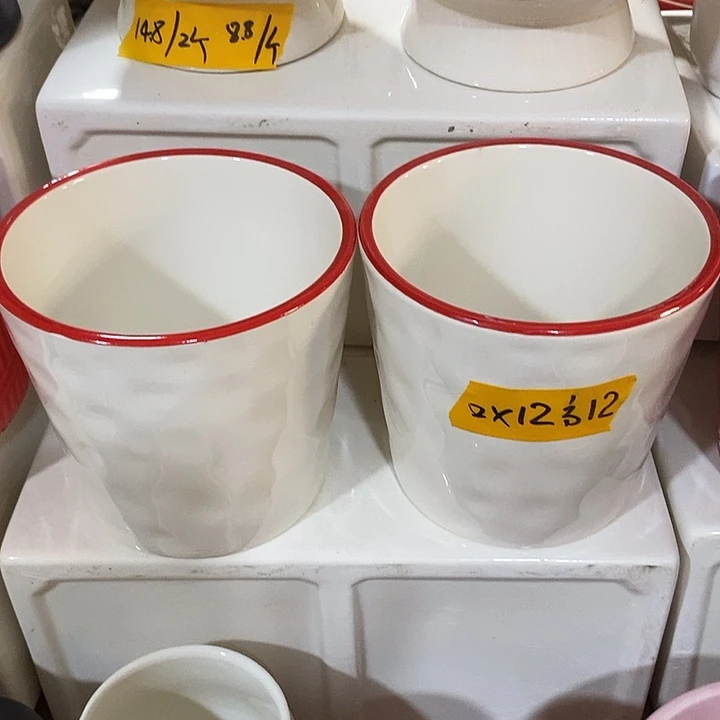 摆件陶盆有孔 微瑕介意勿拍