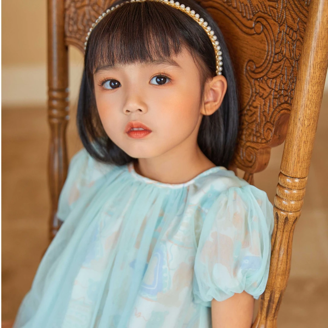 女童短袖夏季连衣裙4243013036