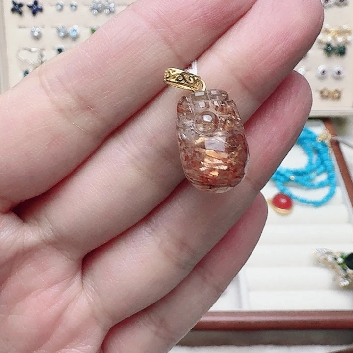 紫晶颈饰银S925镶嵌吊坠435