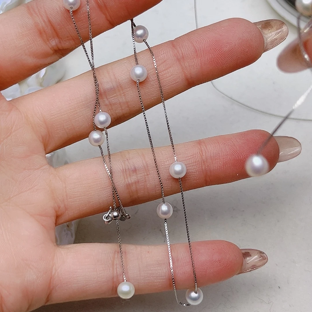 ****冰颈饰未镶嵌淡水珍珠