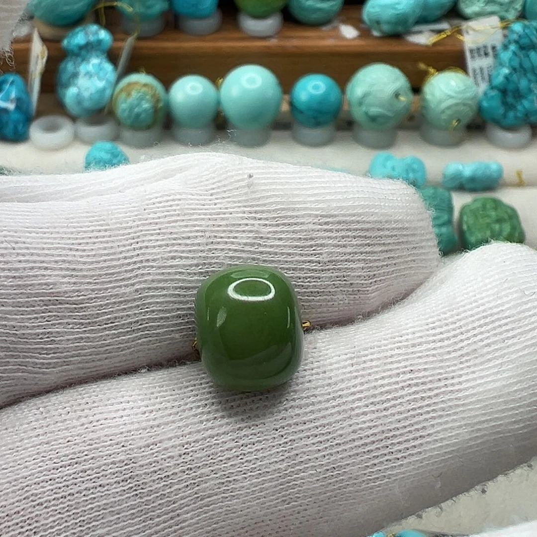 绿松石老型珠 未镶嵌