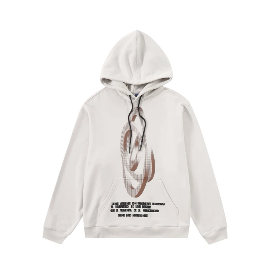 【ELS】潮牌秋冬宽松印花连帽卫衣男女同款EL58 G4-15