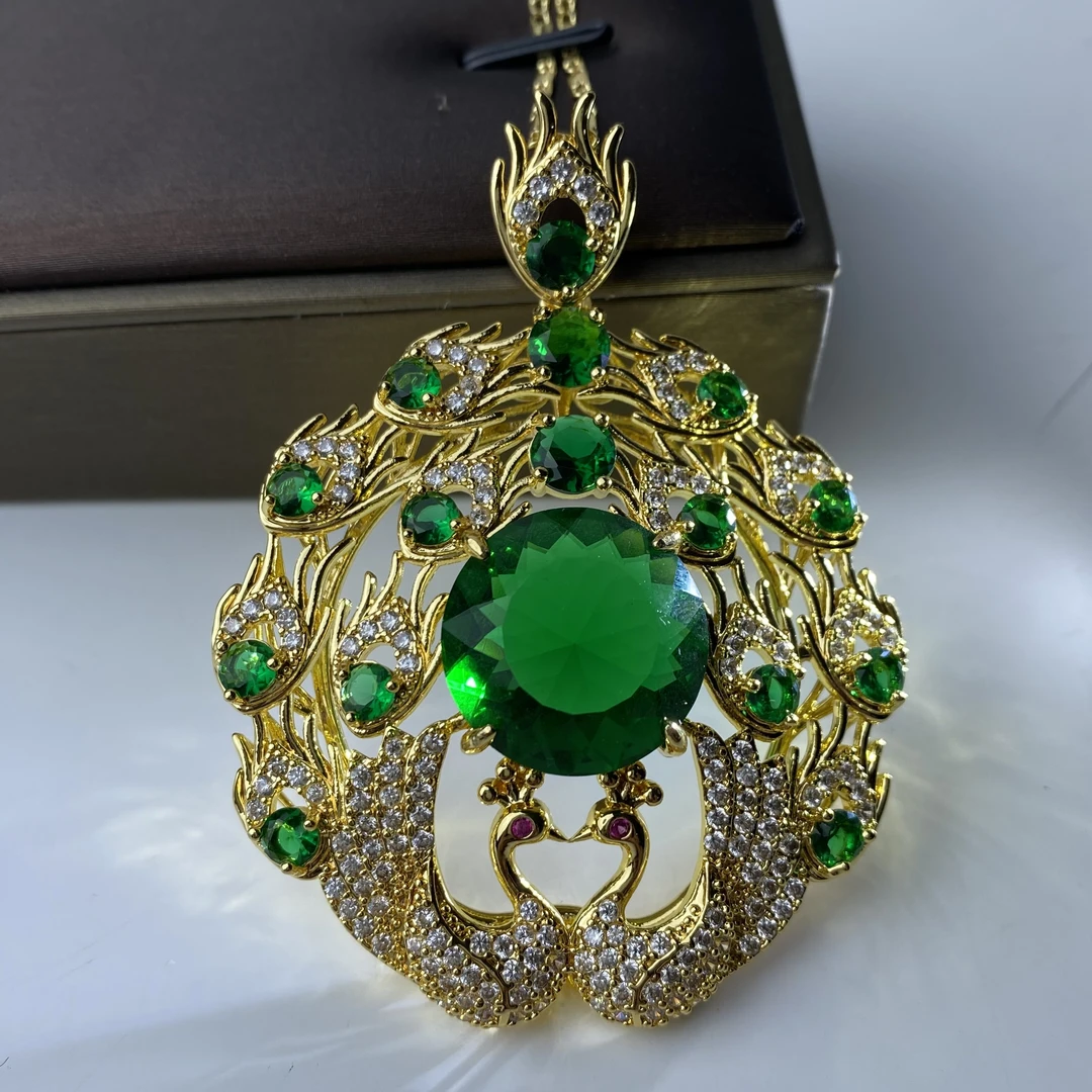 5862【项链】轻奢精品香槟金色女士项链