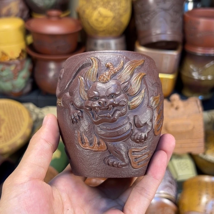 茶杯紫砂宜兴紫砂茶