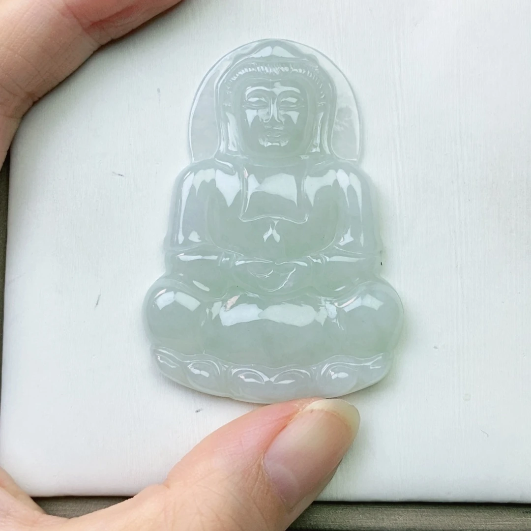 颈饰未镶嵌翡翠观音