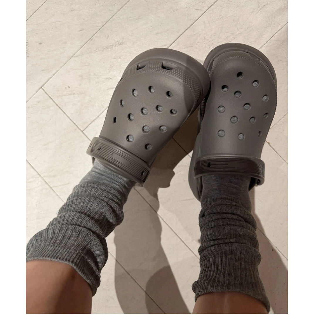 COCOLINDA“洞洞鞋”减龄厚底洞洞鞋 X2835