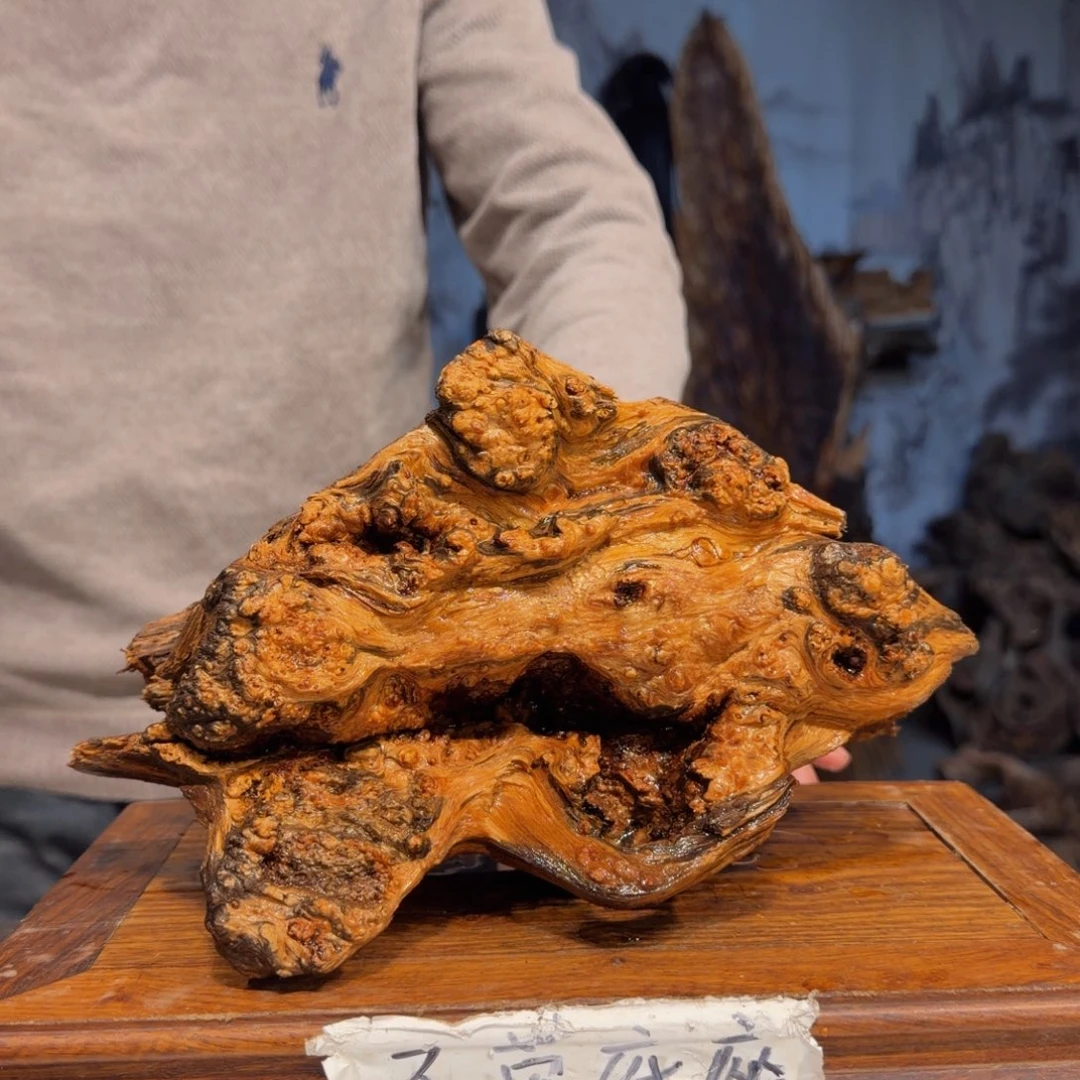 畅***江木三丰琥珀木 天然摆件3