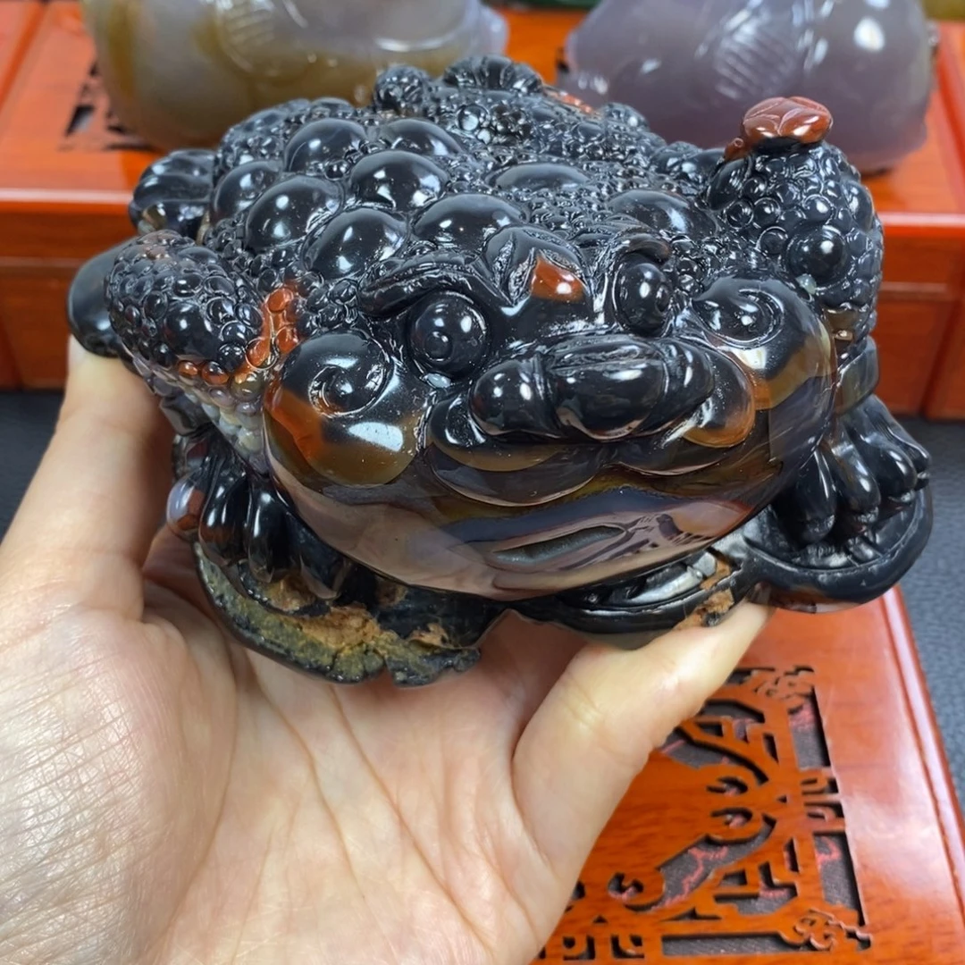 天***迪玛瑙/玉髓未镶嵌摆件