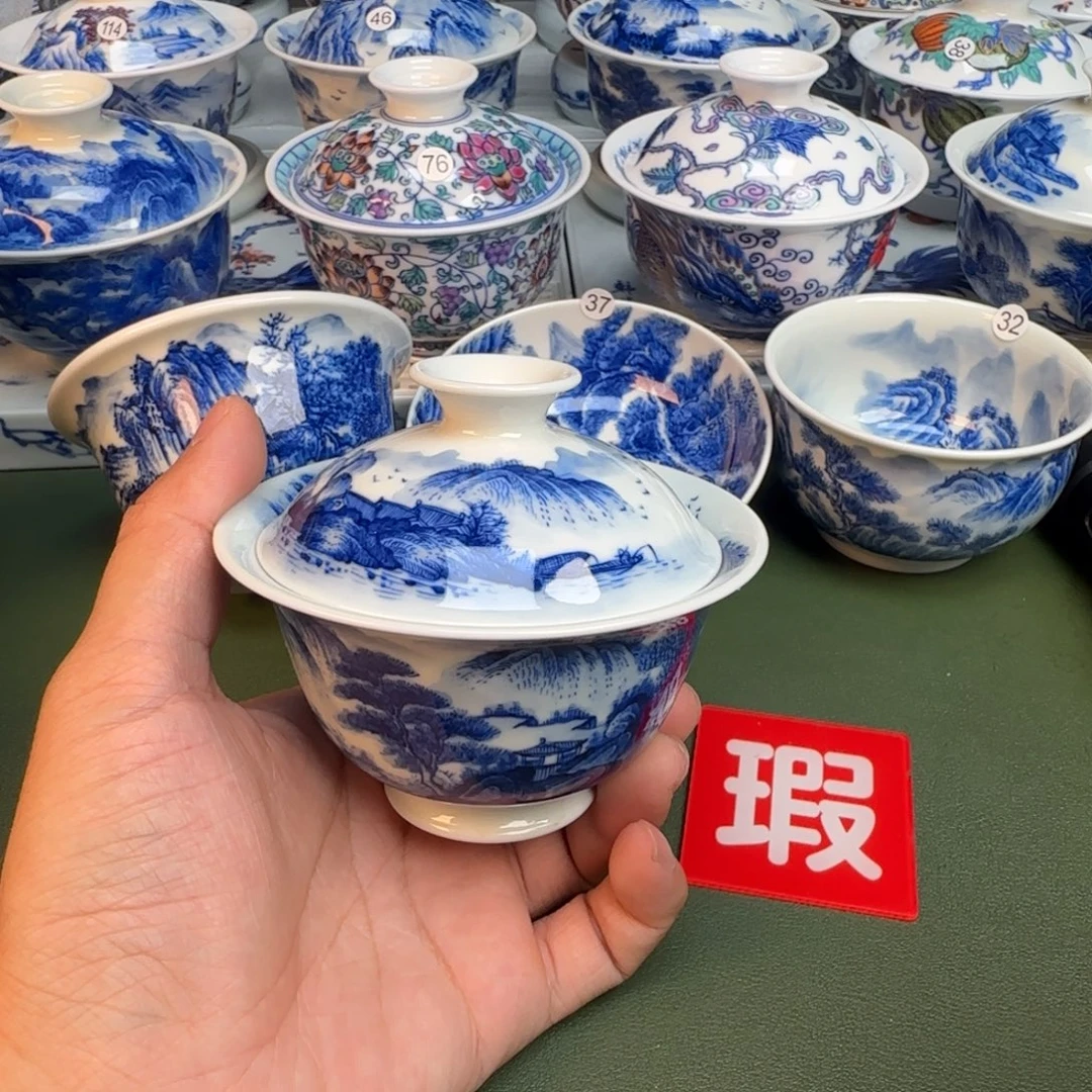 纯手工纯手绘茶具100