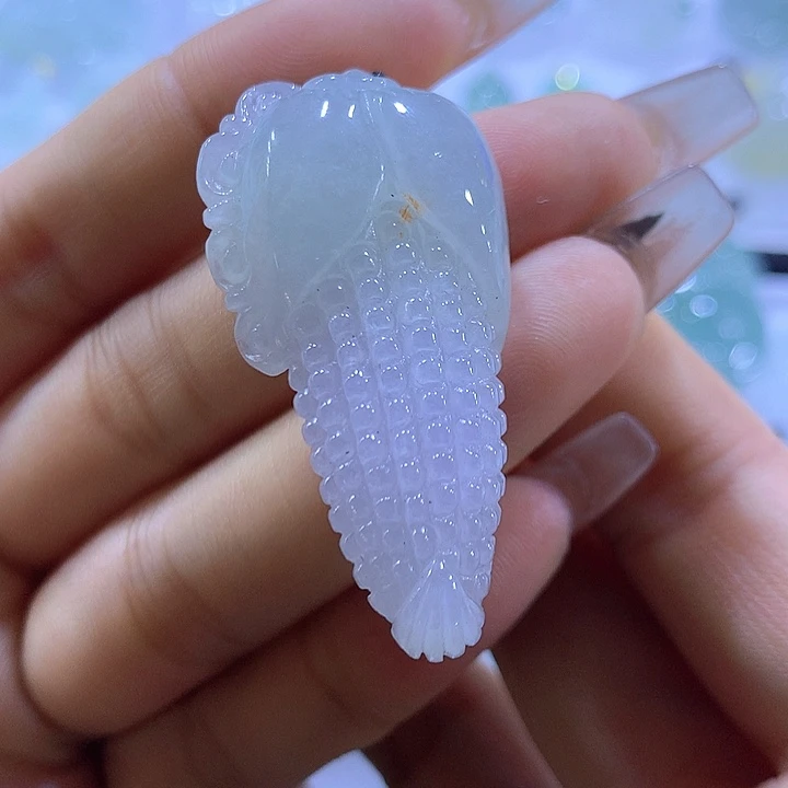 颈饰未镶嵌翡翠天然翡翠A货吊坠