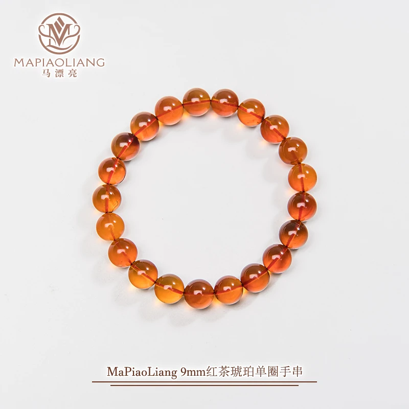 红茶琥珀单圈手串（多样性发其一）