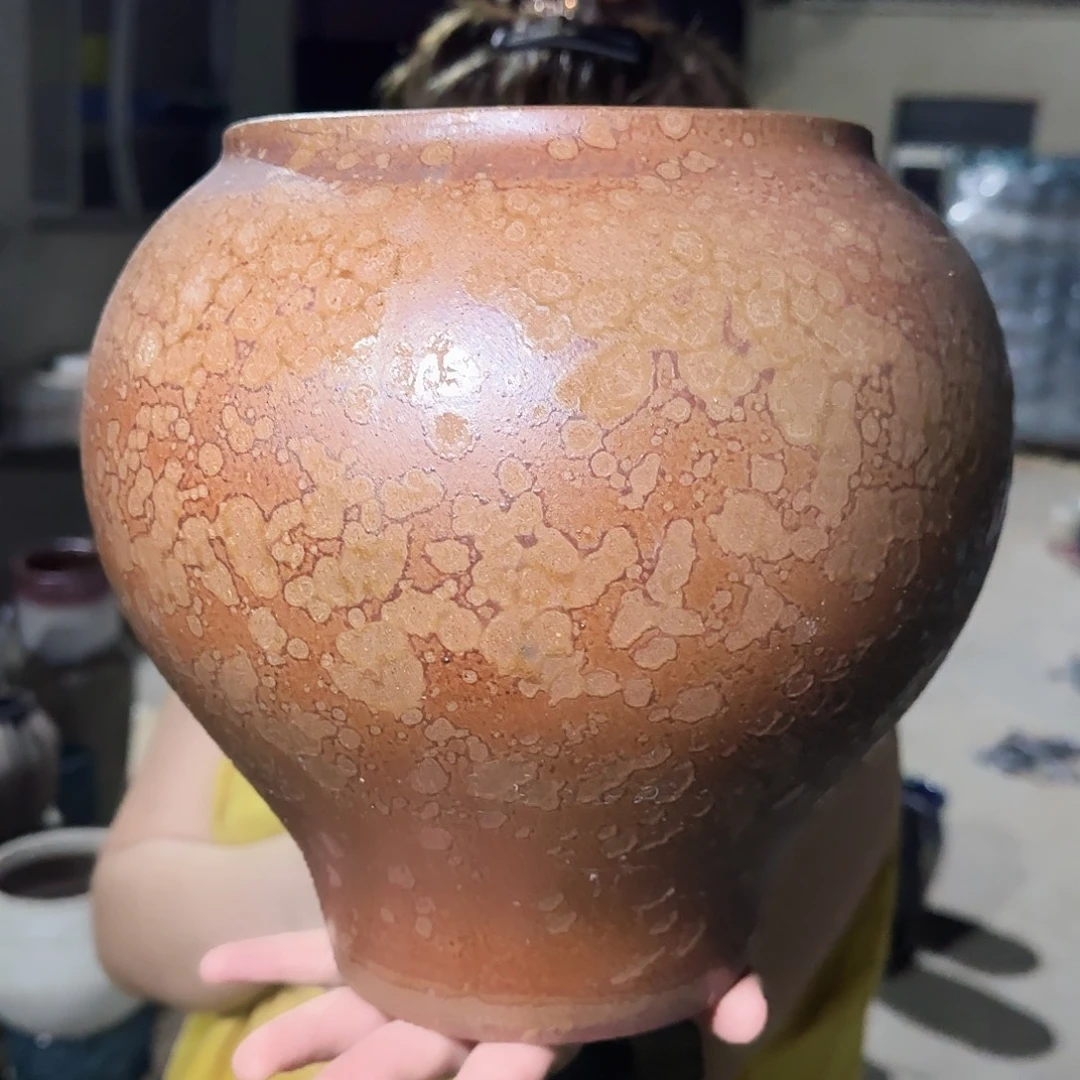 紫砂花盆高24口17