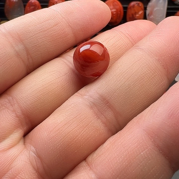 G***巴南红玛瑙未镶嵌珠子