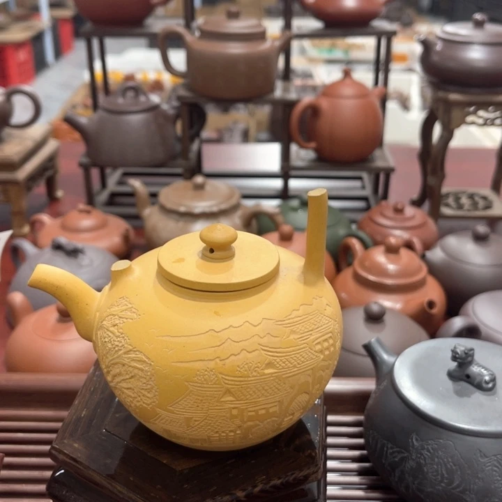 ①***哥茶壶紫砂微瑕宜兴紫砂