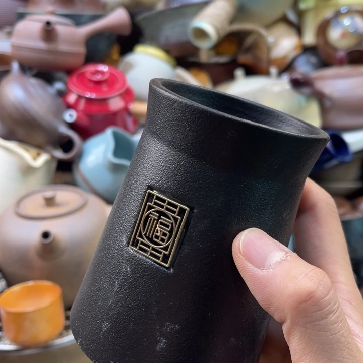 陶摆件然后把所有食材