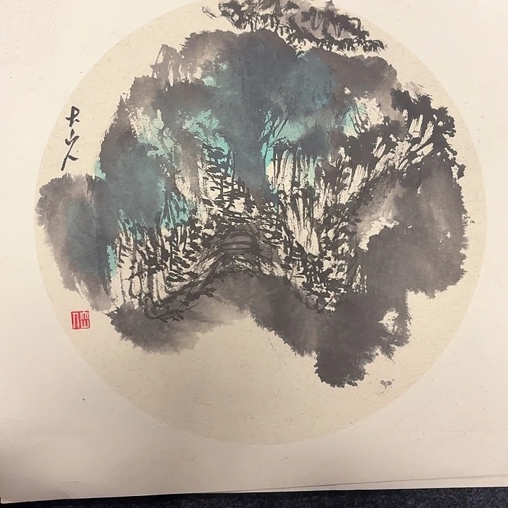 国画老**棋手绘作品欣赏372