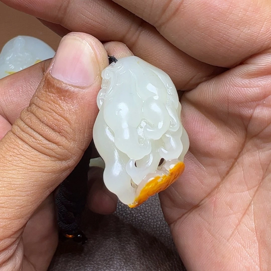 吊坠(不含链)未镶嵌和田玉渔**贰