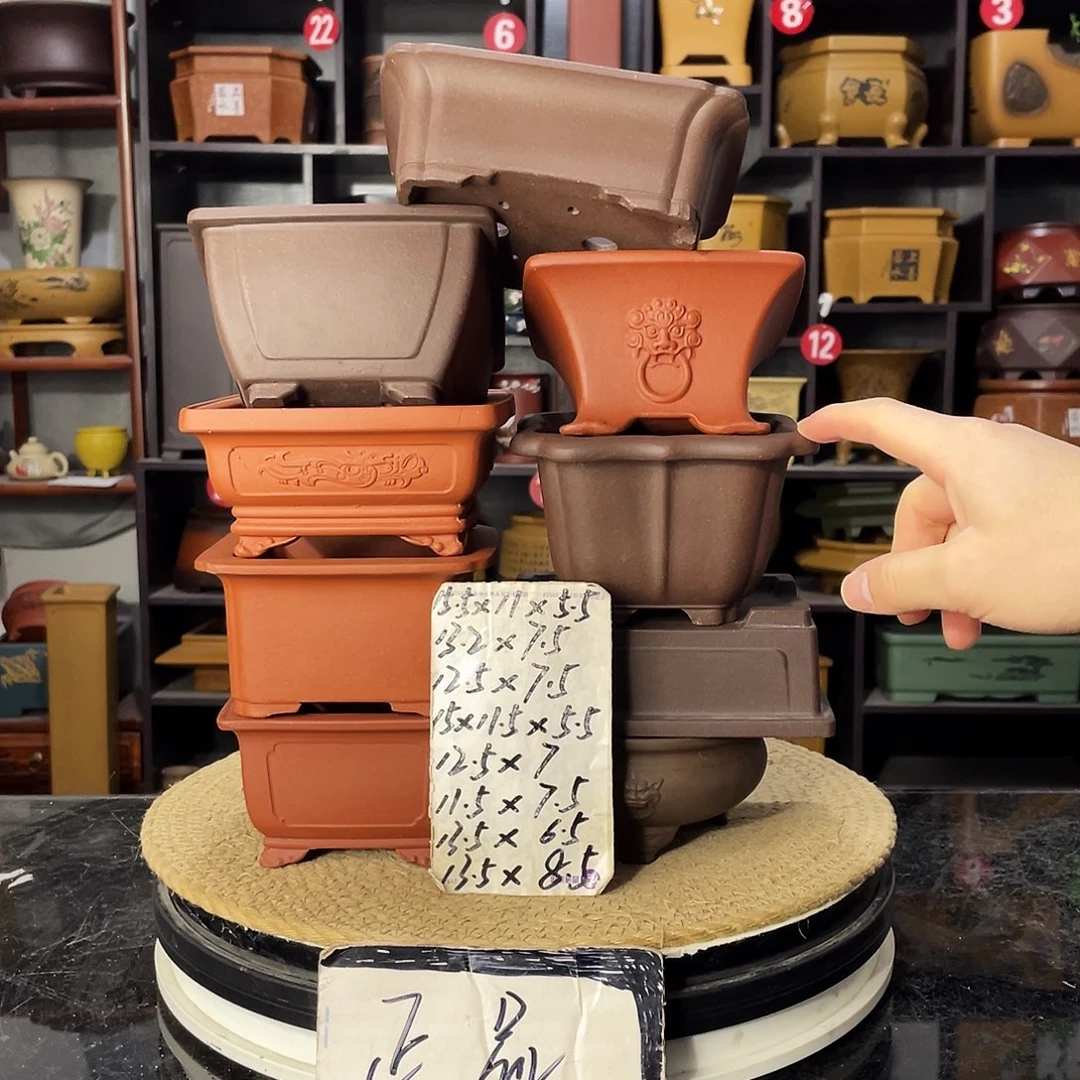 D-盆尚好紫砂花盆