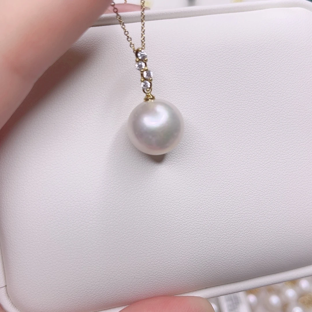 合金淡水珍珠吊坠(赠链)