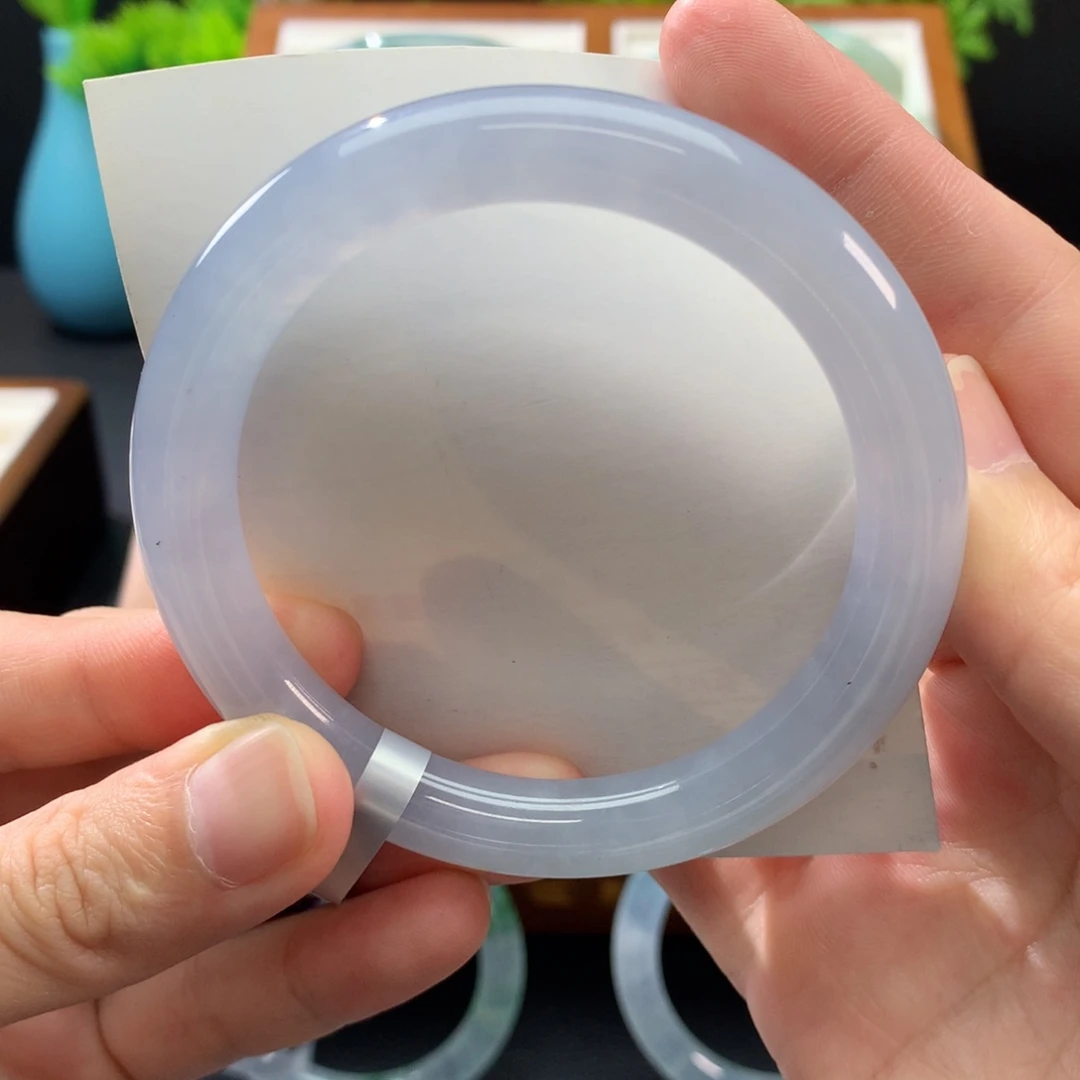 翡翠未镶嵌手镯捡漏冰仙镯