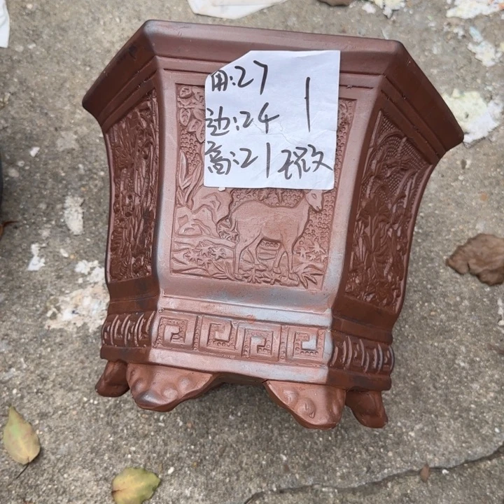 紫砂花盆特价秒杀
