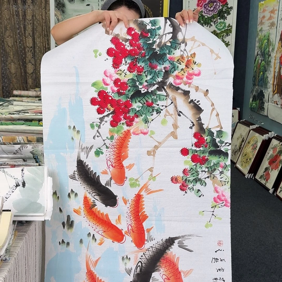 纯手绘年画好作品